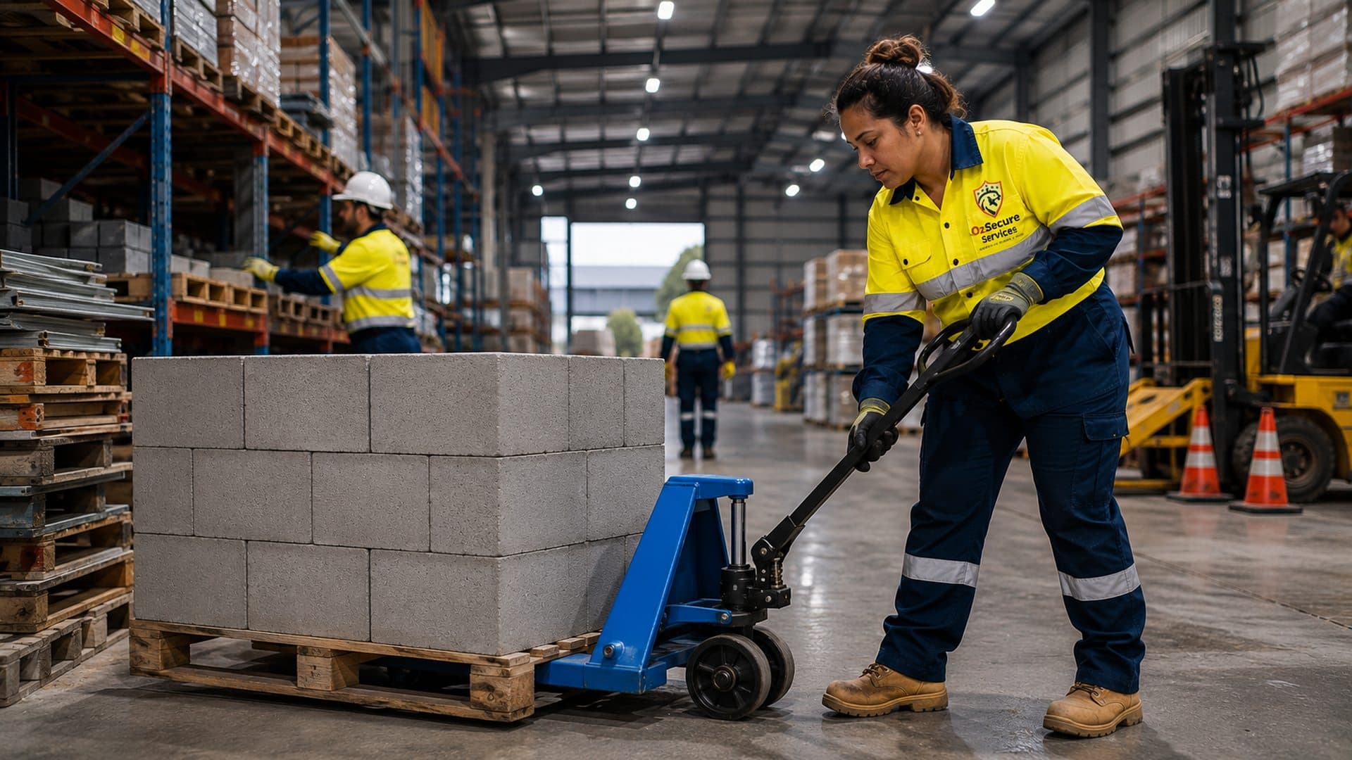 OzSecure inducted labour-hire crew on a construction site